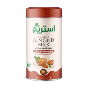 پودر شیربادام با شکر قهوه ای استریج-300 گرمی