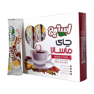 چای ماسالا (کلاسیک زعفرانی کاکائویی و قهوه) استریج جعبه 10 عددی