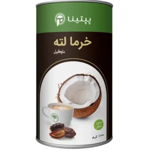 خرما لته با پودر شیر نارگیل قوطی 100 گرمی