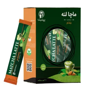 پودر ماچا لته بادام ساشه 10 عددی