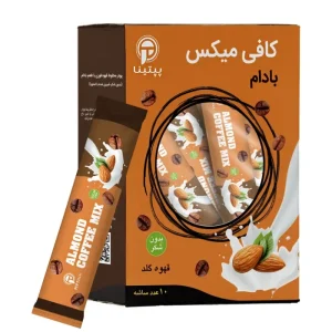 کافی میکس با پودر شیر بادام ساشه 10 عددی