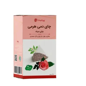 چای سیاه بهار نارنج و گل محمدی هرمی 10 عددی