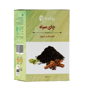 چای سیاه هل و دارچین 100 گرمی