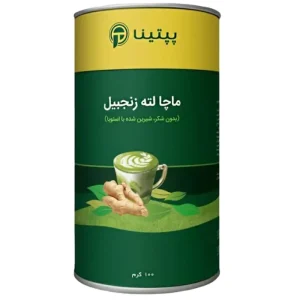 پودر ماچا لته زنجبیل قوطی 100 گرمی