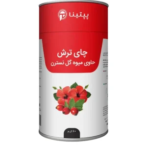 چای ترش و گل نسترن قوطی 60 گرمی