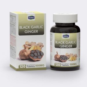 قرص سیر سیاه و زنجبیل