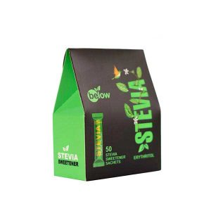 شیرین کننده اریتریتول استویا ساشه 50 عددی