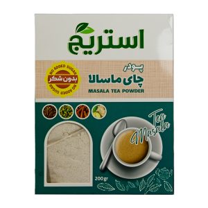 پودر چای ماسالا بدون شکر 200 گرمی استریج