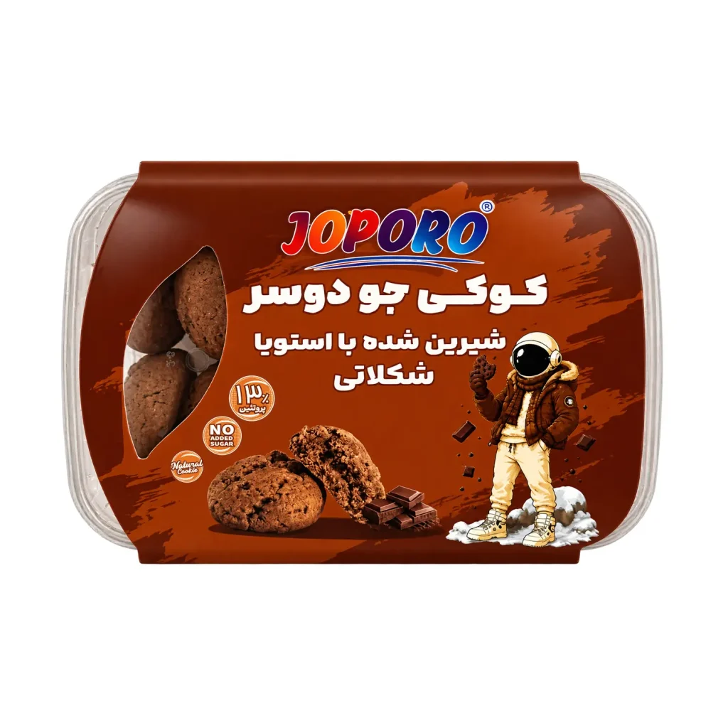 کوکی رژیمی جو دوسر شکلات تلخ جوپرو 350 گرمی
