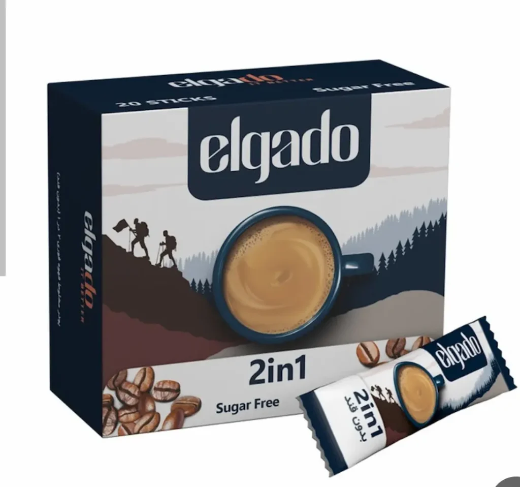 شیر قهوه بدون شکر الگادو 2×1