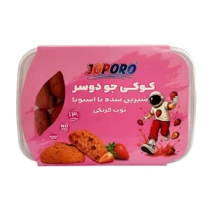 کوکی جو دوسر توت فرنگی پروتئینه جوپرو 350 گرمی