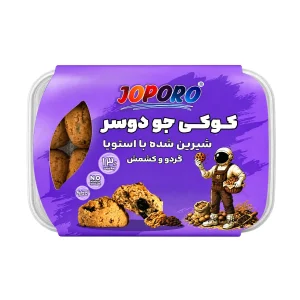 کوکی رژیمی گردو کشمشی جوپرو با پروتئین اضافی 350 گرمی