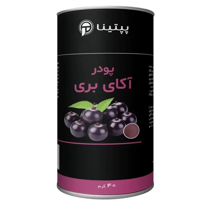 پودر آکای بری پپتینا قوطی 40 گرمی