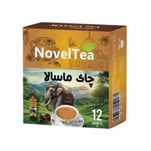 چای ماسالا شکلاتی ساشه 12 عددی ناولتی