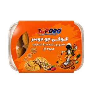 کوکی رژیمی پروتئینه جو دوسر میوه ای جوپرو 350 گرمی